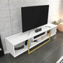 Hanah Home Asal 150 - Blanco y dorado